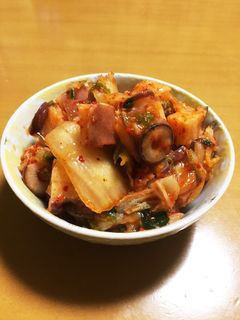 タコキムチ 簡単おつまみ-レシピのメイン写真