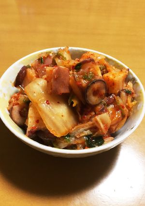 タコキムチ 簡単おつまみ-レシピのメイン写真