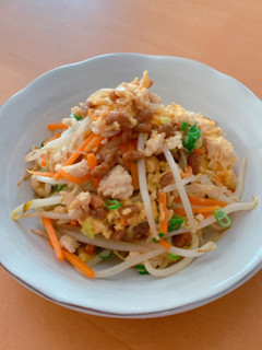鶏ひき肉と納豆の⭐たまご炒め-レシピのメイン写真