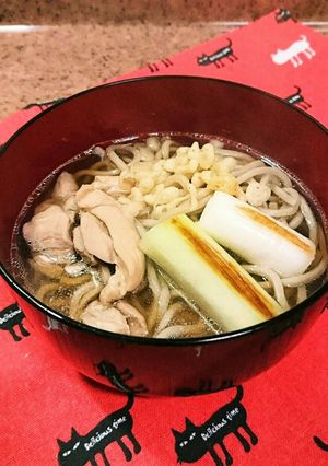 あったかい肉そば(^-^)v-レシピのメイン写真