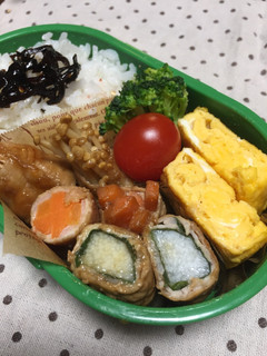 お弁当に 山芋とシソの肉巻き-レシピのメイン写真
