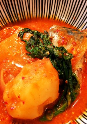 サバの味噌煮韓国風-レシピのメイン写真