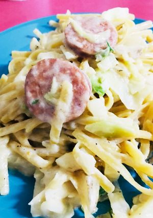 クリームパスタ-レシピのメイン写真
