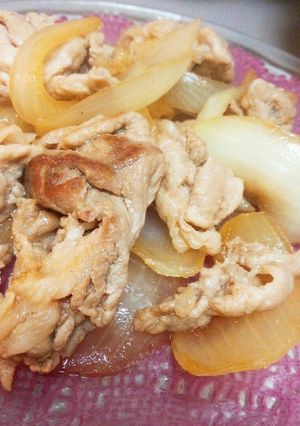 結局ド定番。豚肉と玉ねぎの甘辛炒め-レシピのメイン写真