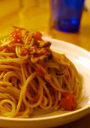 かんたん!基本!トマトパスタ-レシピのメイン写真