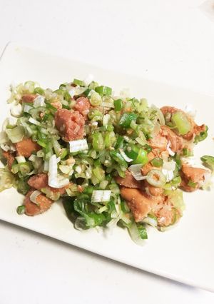 炙りたらこのネギまみれ〜胡麻油風味☆-レシピのメイン写真