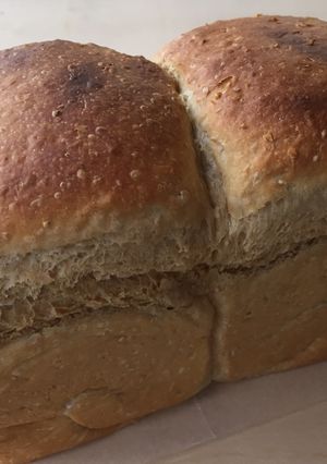 オートミールとココナッツシュガーの食パン-レシピのメイン写真