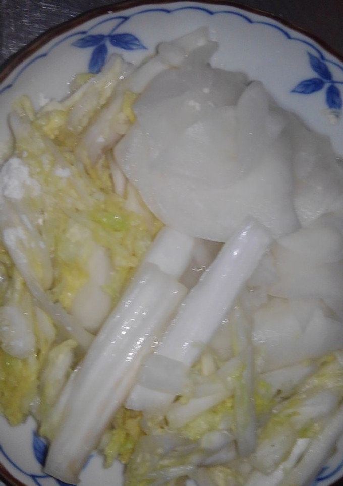 簡単大根の漬物と白菜の漬物-レシピのメイン写真