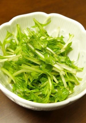 簡単小鉢！ゆず風味☆水菜のお浸し-レシピのメイン写真