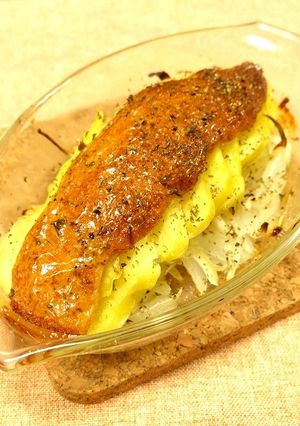 簡単！ポテトのめんたいマヨ焼き-レシピのメイン写真