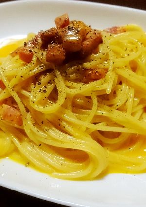 生クリームなしのカルボラーナ-レシピのメイン写真