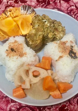 トロロ昆布卵焼きと煮物のワンプレート-レシピのメイン写真