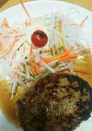 びっくりドンキー風ハンバーグ-レシピのメイン写真