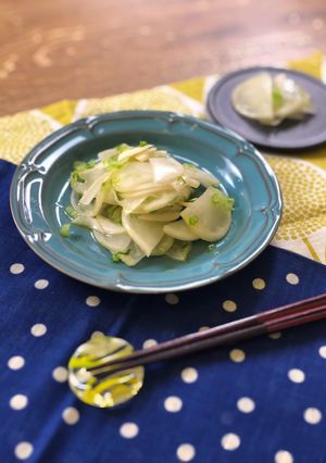 蕪の塩もみオリーブオイル-レシピのメイン写真