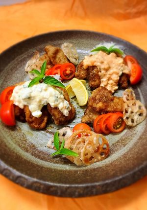 紅茶風味チキン南蛮＆トマトタルタルソース-レシピのメイン写真