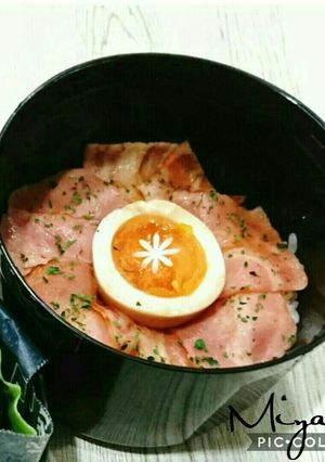 男子弁に♡ベーコン丼♡-レシピのメイン写真