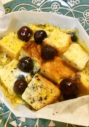 レンジで時短洗物削減、フレンチトースト２-レシピのメイン写真