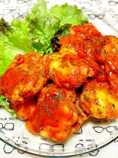 簡単♬鶏胸肉のオーロラソース絡め❤-レシピのメイン写真