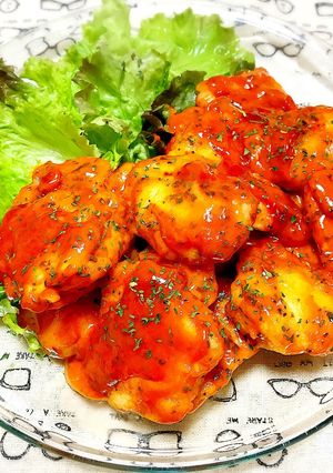 簡単♬鶏胸肉のオーロラソース絡め❤-レシピのメイン写真