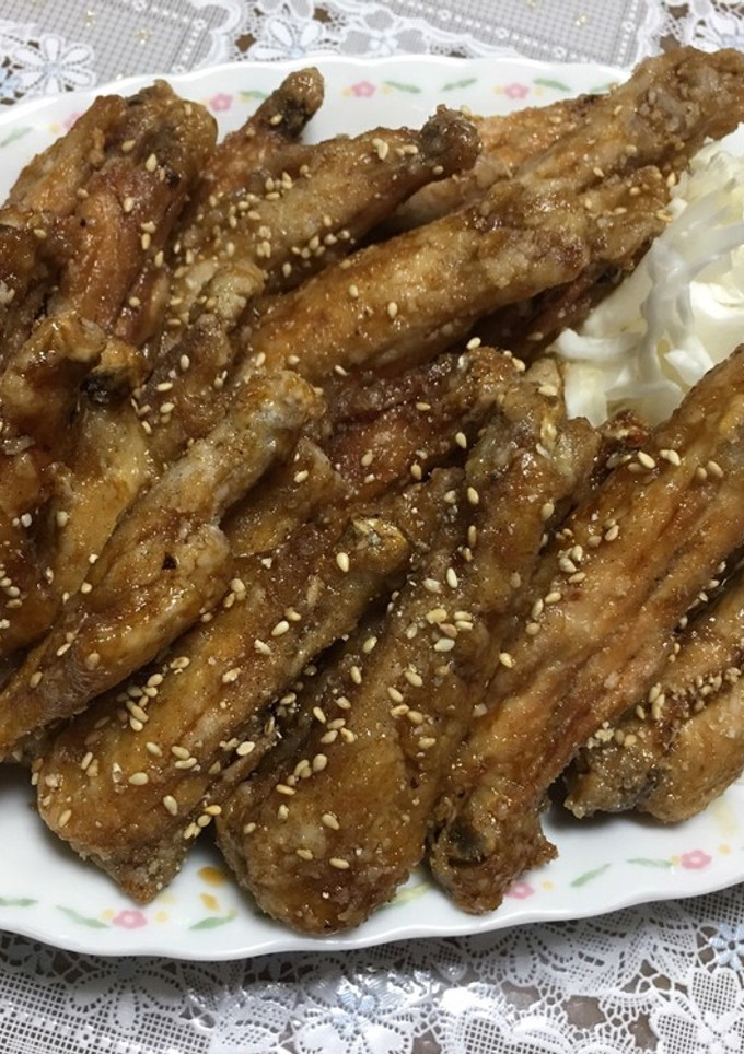 手羽中の唐揚げ 手羽先風-レシピのメイン写真