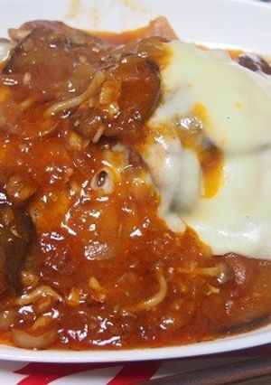 クイック煮込みハンバーグ-レシピのメイン写真