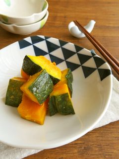 レンジで簡単和総菜◎かぼちゃのバター醤油-レシピのメイン写真