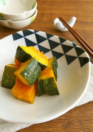 レンジで簡単和総菜◎かぼちゃのバター醤油-レシピのメイン写真