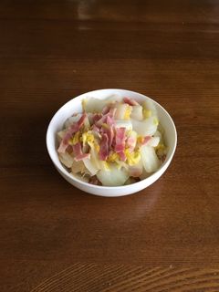 白菜・ベーコン炒め-レシピのメイン写真