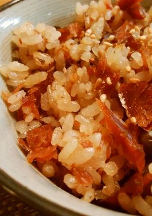 棒だら煮の炊き込みご飯-レシピのメイン写真