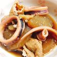 プリプリ♪ イカ大根と油揚げ煮
