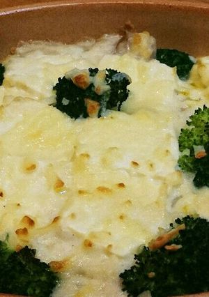 豆腐とブロッコリーのヘルシーグラタン-レシピのメイン写真