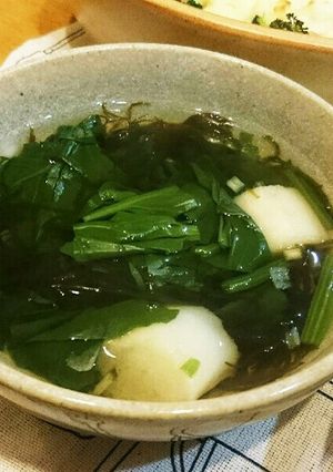 簡単あるものでもずくスープ-レシピのメイン写真