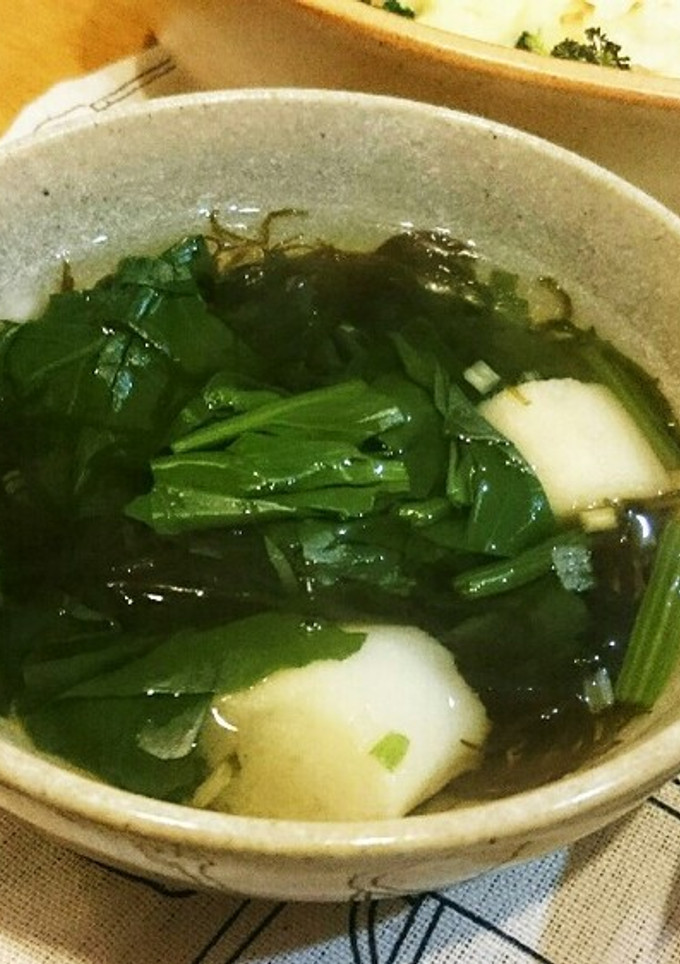簡単あるものでもずくスープ-レシピのメイン写真
