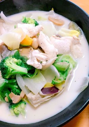 たっぷり野菜のヘルシーミルクスープ-レシピのメイン写真