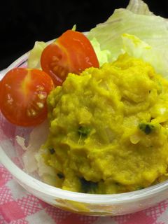 カレーかぼちゃサラダ-レシピのメイン写真