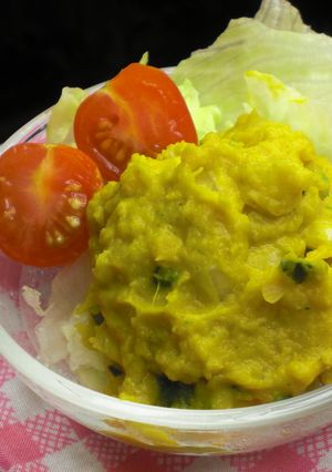 カレーかぼちゃサラダ-レシピのメイン写真