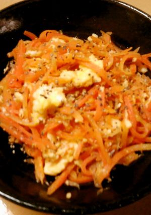 鰹節のにんじんしりしり-レシピのメイン写真