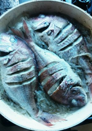 ぱっと見豪華な真鯛の蒸煮-レシピのメイン写真