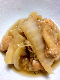 シンプル!白菜&油揚げのくたくた煮-レシピのメイン写真