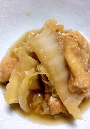 シンプル！白菜＆油揚げのくたくた煮-レシピのメイン写真