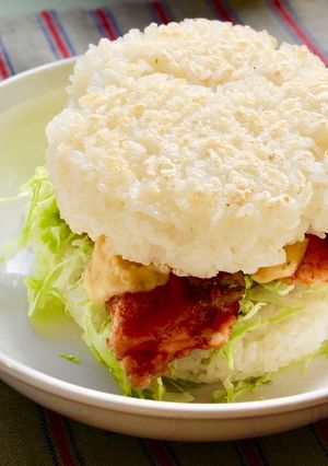 ライスバーガー『鮭タルタル』-レシピのメイン写真