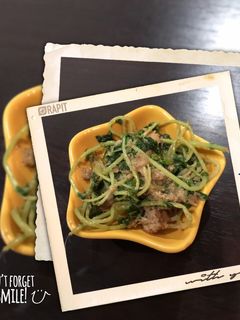 無限豆苗-レシピのメイン写真