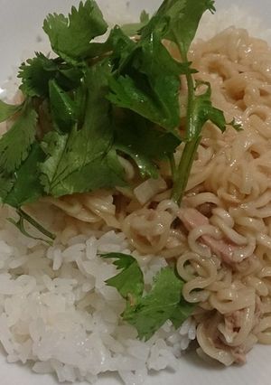 男のラーメンぶっかけ丼（マギー丼）-レシピのメイン写真