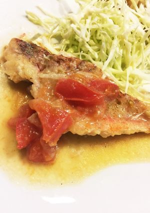 簡単!シンプル!白身魚の洋風煮付け-レシピのメイン写真