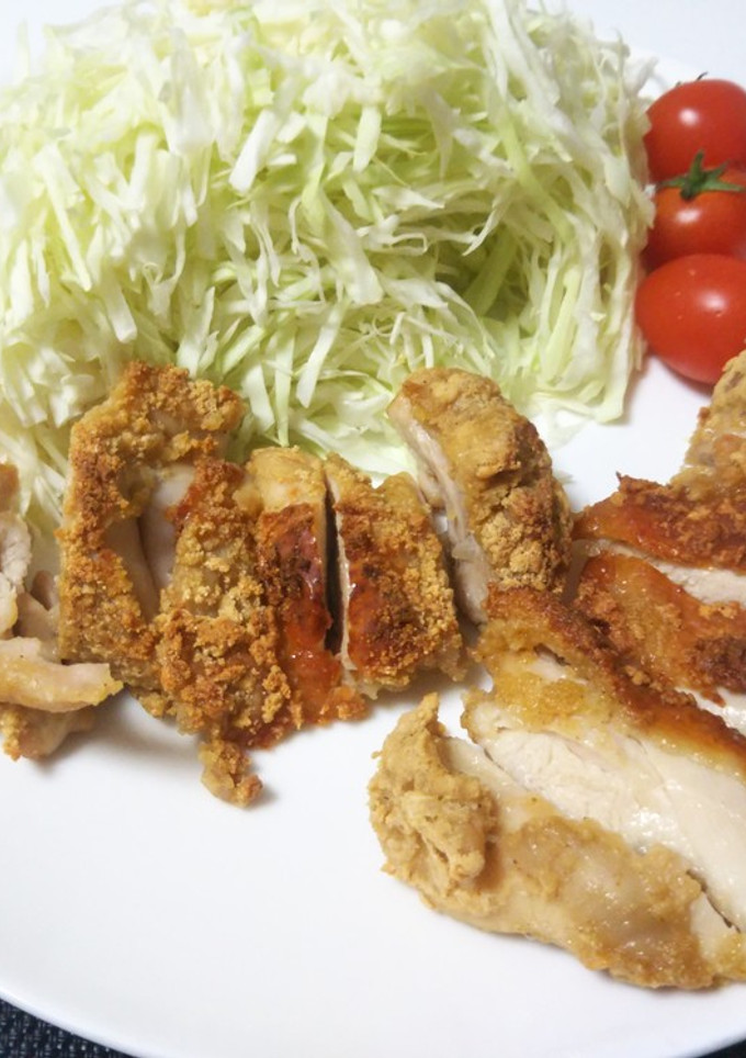 皮カリっ　揚げない唐揚げ-レシピのメイン写真