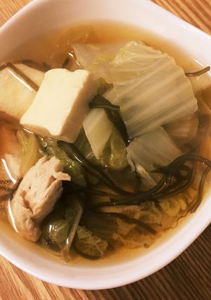 白菜と塩昆布のスープ♡-レシピのメイン写真
