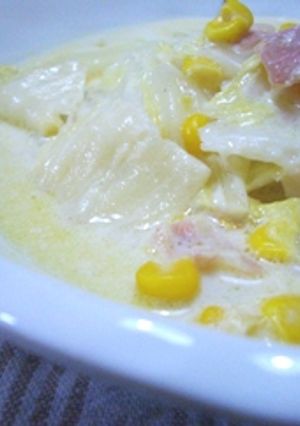 白菜のミルクリッチシチュー-レシピのメイン写真