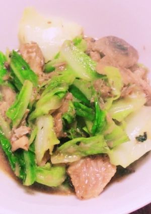 鯖缶とキャベツのダイエットおかず-レシピのメイン写真
