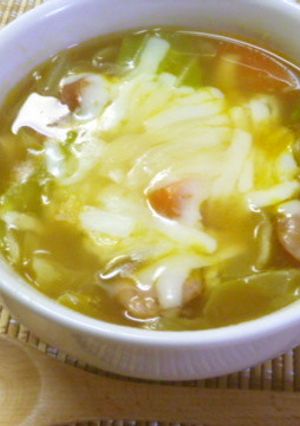 とっても簡単！野菜たっぷりカレースープ-レシピのメイン写真