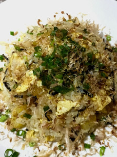 簡単!塩昆布たくあんの和風チャーハン!-レシピのメイン写真